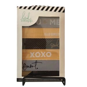 Heidi Swapp Picture Frame Wooden Stands 6 Pieces Inspirational Rectangle 2015